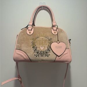 Juicy Couture Cafe Heritage Bowler Bag